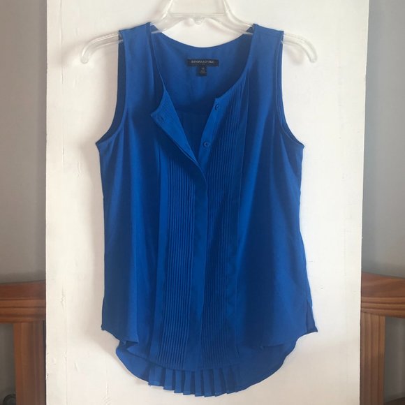 BANANA REPUBLIC Royal Blue Top - Picture 4 of 8